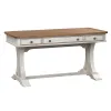 Liberty Furniture 652-HO107 Farmhouse Reimagined - Writing Desk - Antique White / Chestnut Tops