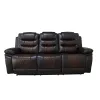 New Classic U7005-30P1-BRN New Classic U7005-30P1-BRN Nikko - Sofa With Power Footrest - Brown