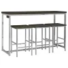 CoasterEveryday 182255 Cassidy - 4 Piece Counter Height Dining Table Set - Dark Oak