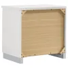 CoasterEssence 203500KE-S5L Felicity - 5 Piece Eastern King Bedroom Set - White Gloss