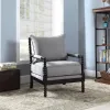 CoasterElevations 903824 Blanchett - Upholstered Bobbin Accent Chair - Gray And Black