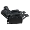 Coaster Fine Furniture 610244 Camila - Upholstered Motion Reclining Sofa - Black