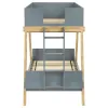 Coaster Fine Furniture 460572T Frankie - Wood Twin Over Twin Bunk Bed - Blue And Natural