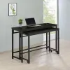 Coaster Fine Furniture 182724 Hawes - 4 Piece Multipurpose Counter Height Table Set - Black