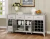 Furniture of America CM3020SV Diocles - Server - Silver