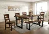 Furniture of America CM3604SC-2PK Dulce - Side Chair (Set of 2) - Walnut
