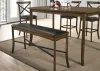 Furniture of America CM3148PT Buhl - Counter Height Table - Burnished Oak