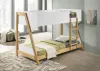 Coaster Fine Furniture 460510 Wyatt - Wood Twin Over Twin Bunk Bed - White And Natural