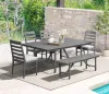 Intercon NV-CH-1570B-MCA-C Navarro - Outdoor Dining Bench - Mocha
