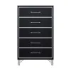 New Classic B1891-070 Ava - 5 Drawer Chest - Ebony