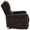 Coaster Fine Furniture 609573 Navarro - Chenille Upholstered Glider Recliner - Dark Brown