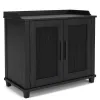 Riverside Furniture 61764 Calhoun - Bachelors Chest - Ebony Whiskey Oak