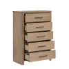 New Classic B2123-070 Anika - 5 Drawer Chest - Natural / Brown