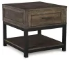 Ashley Furniture T444-3 Johurst - Rectangular End Table - Grayish Brown