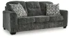 Ashley Furniture 50504/38/35/23/14 Lonoke - 4 Pc. - Sofa, Loveseat, Chair And A Half, Ottoman - Gunmetal