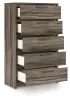 Ashley Furniture PCB2005-46 Elbrim - Five Drawer Chest - Brown