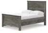 Ashley Furniture B4480B24 Ashley Furniture B4480B24 Frandern - Full Panel Bed With Storage - Black / Gray