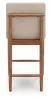 Ashley Furniture D752-124 Isanti - Upholstered Barstool (Set of 2) - Light Brown