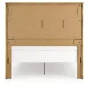 Ashley Furniture PCB1580B2 Maystonna - Queen Crossbuck Panel Bed - Brown