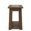 Riverside Furniture 27512 Riverside Furniture 27512 Lakepoint - Chairside Table - Oxford Oak