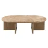 ACME LV05315 Markku - Coffee Table With Natural Marble - Oak