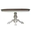 Liberty Furniture 244-DR-PED Magnolia Manor - Pedestal Table - Antique White