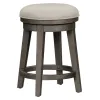Liberty Furniture 406-OT9003 Modern Farmhouse - Console Swivel Stool - Dusty Charcoal