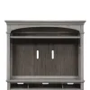 Liberty Furniture 824-EC68 Heartland - Entertainment Hutch - Antique White / Tobacco Tops