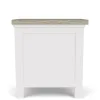 Riverside Furniture 37212 Cora - Chairside Table - Cloud / Fog