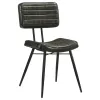 CoasterEssence 110652 Misty - Leather Upholstered Dining Chair (Set of 2) - Espresso