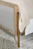 CoasterElevations 224301Q Arini - Upholstered Queen Panel Bed Sand - Wash And Gray