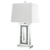 CoasterElevations 923288 Ayelet - Tapered Shade Mirrored Table Lamp - Silver