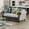 Furniture of America SM2286-LV Mariella - Loveseat - Gray / Beige / Teal / Olive