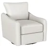 Coaster Fine Furniture 903391 Madia - Upholstered Sloped Arm Swivel Glider Chair - Vanilla