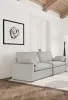 Coaster Fine Furniture 609562P Collins - 2 Piece Upholstered Power Reclining Loveseat - Gray