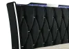 Coaster Fine Furniture 223161KE Lorient - Eastern King LED Upholstered Bed - Black