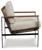 Ashley Furniture A3000271 Tilden - Accent Chair - Ivory / Brown