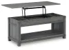 Ashley Furniture T175-9 Freedan - Rect Lift Top Cocktail Table - Grayish Brown