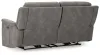 Ashley Furniture 5930147 Next-Gen Durapella - 2 Seat Power Reclining Sofa Adj Hdrest - Slate
