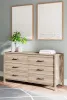 Ashley Furniture EB3929-231 Battelle - Six Drawer Dresser - Tan