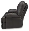 Ashley Furniture U6580182 Mountainous - Power Recliner With Adj Headrest - Eclipse