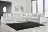 Ashley Furniture 25903S8 Ashley Furniture 25903S8 Stupendous - 5-Piece Sectional With LAF Corner Chaise - Alloy