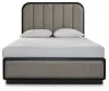 Ashley Furniture B821B2 Ashley Furniture B821B2 Rowanbeck - Queen Upholstered Panel Bed - Gray / Black