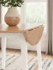 Ashley Furniture D398-15 Ashley Furniture D398-15 Gesthaven - Round Dining Room Drop Leaf Table - Natural / White