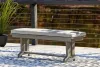 Ashley Furniture P802-600 Visola - Bench with Cushion - Gray
