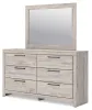 Ashley Furniture PCB1120B1 Ashley Furniture PCB1120B1 Broachmyn - Dresser And Mirror - Gray