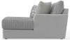Jackson Furniture Industries 3480/46/76-18 Titan - 2 Piece Sofa Chaise With Comfort Coil Seating (Right Side Facing Chaise) - Moonstruck