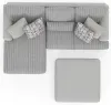Jackson Furniture Industries 3480/75/42/28-18 Jackson Furniture Industries 3480/75/42/28-18 Titan - 2 Piece Sofa Chaise With Comfort Coil Seating, 45