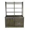 Liberty Furniture 466-HOJ-JEC Stone Brook - Jr Executive Credenza Set - Rustic Saddle
