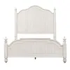 Liberty Furniture 652-BR-KPSDMCN Liberty Furniture 652-BR-KPSDMCN Farmhouse Reimagined - 5 Piece Bedroom Set (King Poster Bed, Dresser & Mirror, Chest, Nightstand) - Antique White / Chestnut Tops